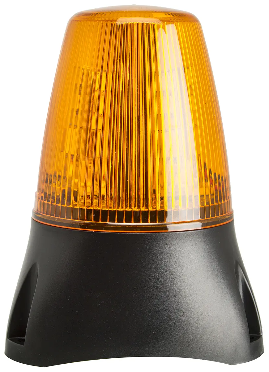 Produktfoto 1 von Moflash LEDD100 LED Blinkend Signalleuchte Orange, 20 → 30 V ac/dc x 119mm