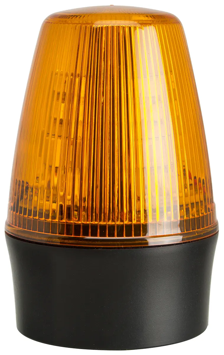 Produktfoto 1 von Moflash LEDS100 LED Blinkend Signalleuchte Orange, 20 → 30 V ac/dc, Ø 72mm x 107mm