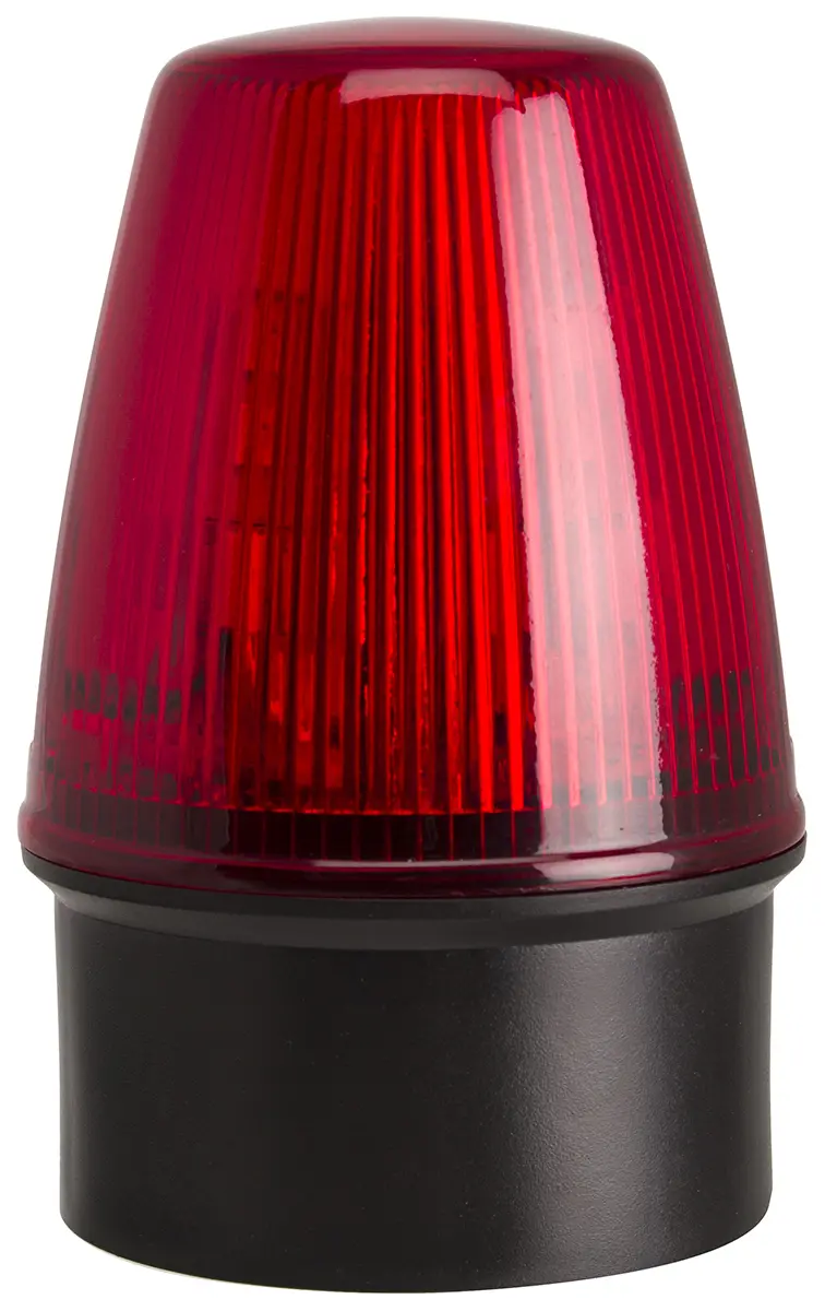 Produktfoto 1 von Moflash LED100 LED Blinkend Signalleuchte Rot, 40 → 380 V dc, 85 → 285 V ac, Ø 72mm x 107mm