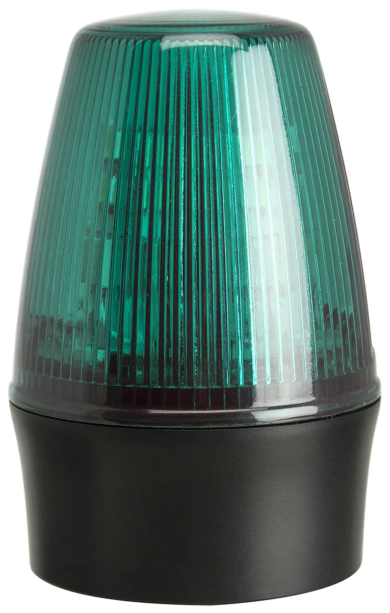 Produktfoto 1 von Moflash LEDS100 LED Blinkend Signalleuchte Grün, 20 → 30 V ac/dc, Ø 72mm x 107mm