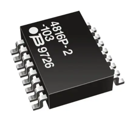 Produktfoto 1 von AEC-Q200 Bourns Serie 4800P Widerstands-Array ISOL, 8 x 470 Ω, 1.28 W 2 %, Bauform DIP SMD