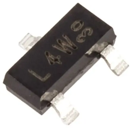 Produktfoto 1 von Nexperia BAS70 Oberfläche Diode Schottky-Diode Einfach, 70 V / 70 mA, 3-Pin SOT-23