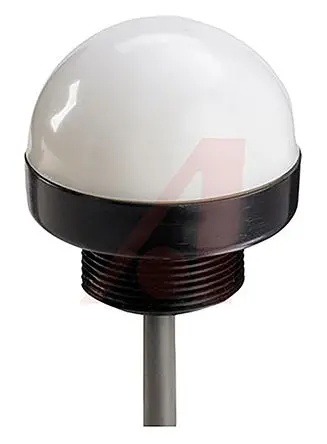 Produktfoto 1 von Banner K50L LED Filament/Warnsummer, Dauer Signalleuchte 30V ac Gelb, Rot, Grün Basis, Ø 50 mm x 69 mm IP67