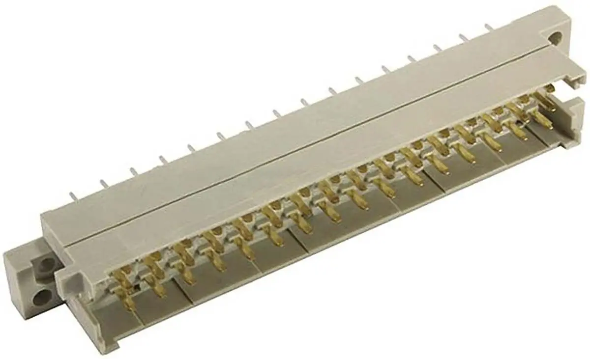Produktfoto 1 von HARTING 09 06 DIN 41612 Stecker Gerade, 32-polig / 2-reihig, Raster 5.08 mm Raster Stecker