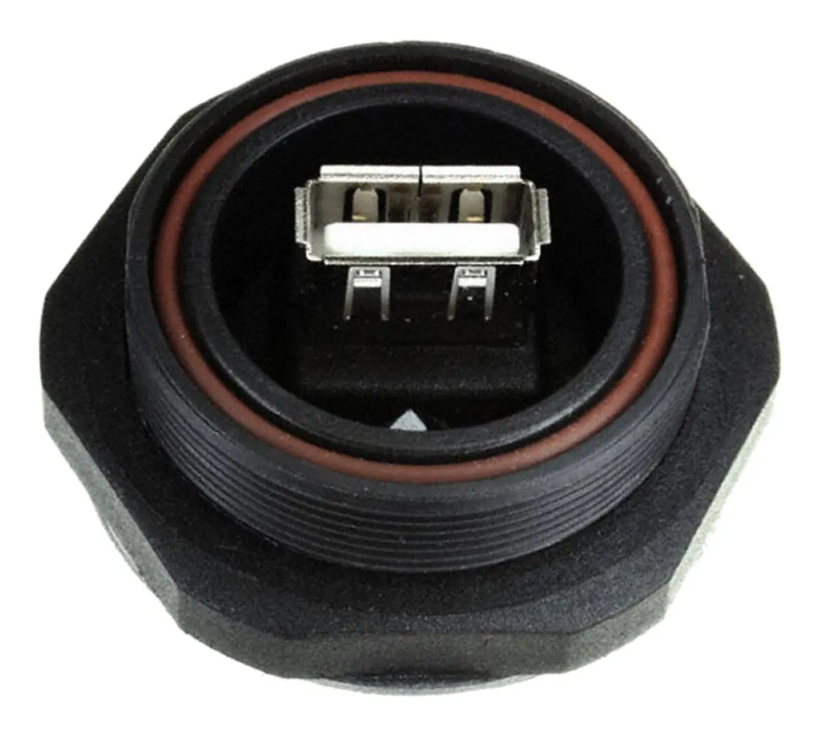 Produktfoto 1 von Bulgin, Gerade USB USB-Steckverbinder Stecker USB-Typ B 1, Panel USB 2.0 IP68