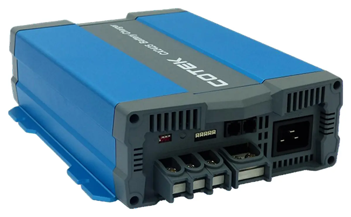 Produktfoto 1 von COTEK CX24xx Akkuladegerät, 27.0 V (Float), 27.6 V, 28.8 V, 29.4 V (Boost) Bleiakku/40 A Erweitertes Batterieladegerät