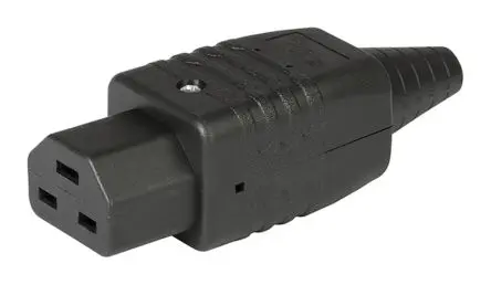 Produktfoto 1 von Schurter 1658 IEC-Steckverbinder C21 250V, Gerade Stecker, Kabel 20A