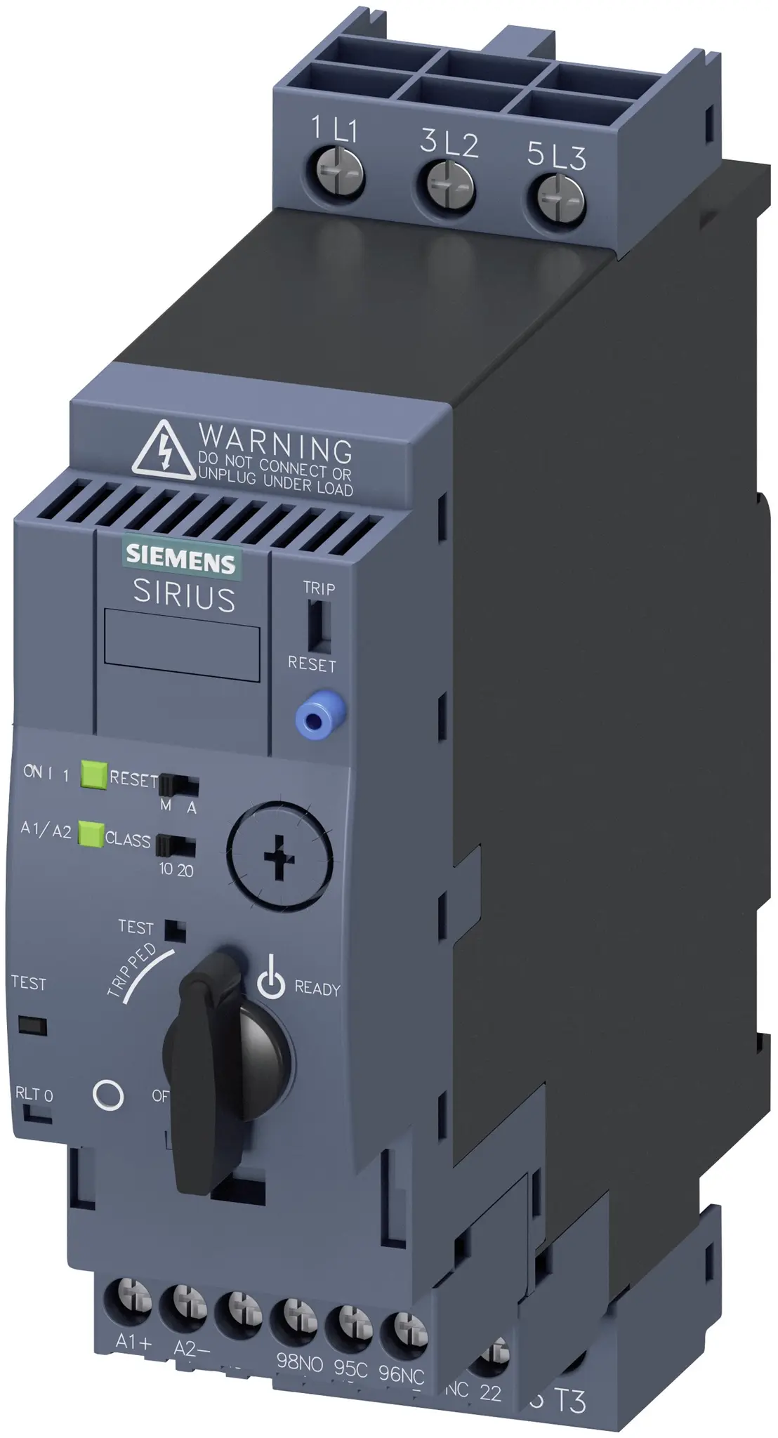 Produktfoto 1 von Siemens SIRIUS 3RA6 3RA61 Verbraucherabzweig 3-phasig 0,09 kW, 24 V dc, Automatisch, manuell