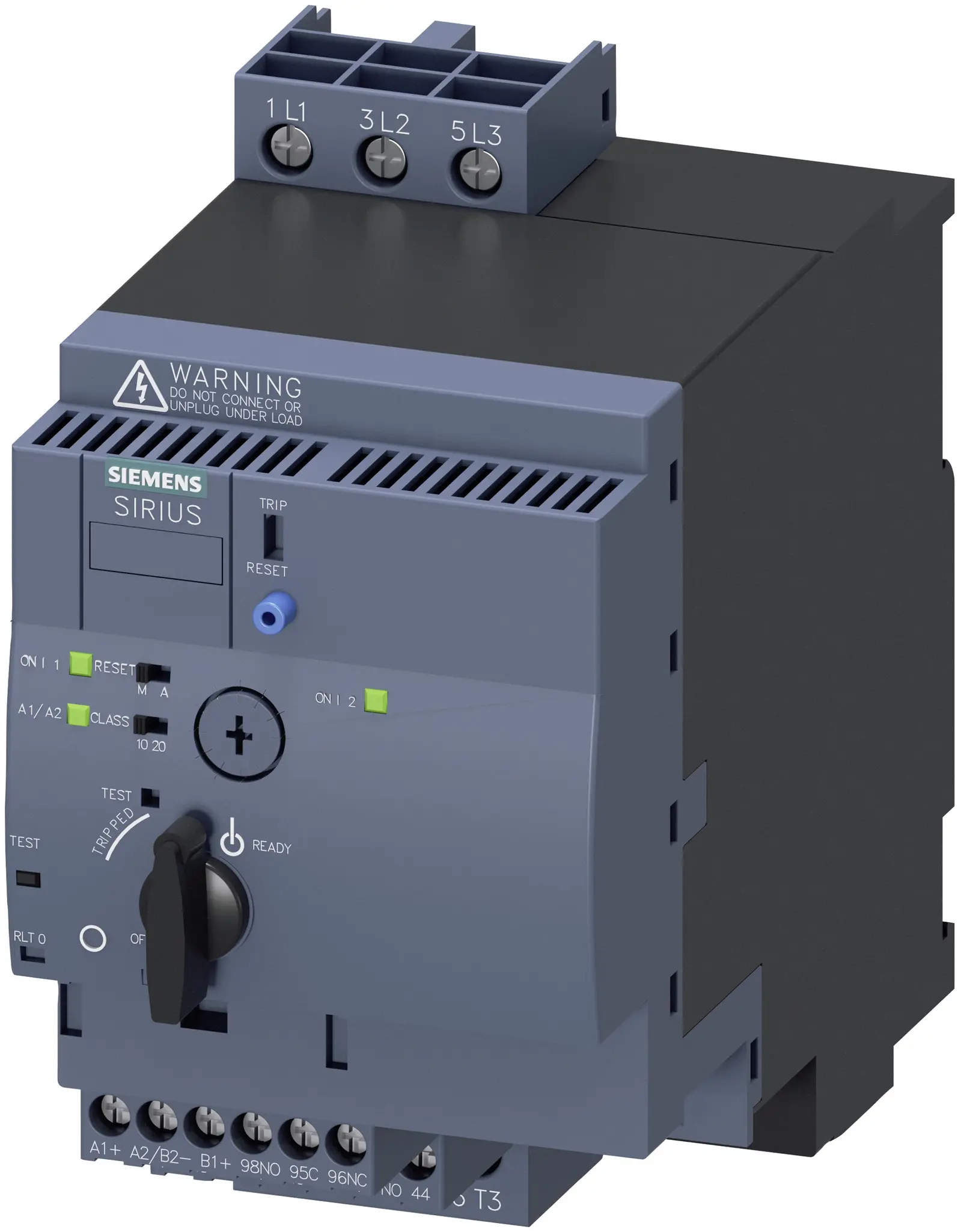 Produktfoto 1 von Siemens 3RA62 System-Motorstarter 400V 3-phasig 15 kW, IP20 / 32A