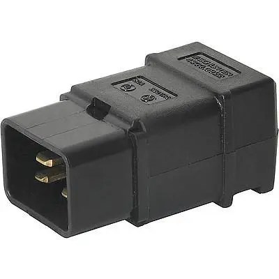 Produktfoto 1 von Schurter 922 IEC-Steckverbinder C20 250V, Gerade Buchse, Kabel 20A