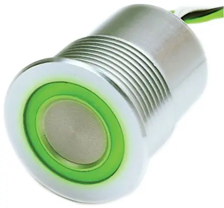 Produktfoto 1 von Schurter Piezo-Schalter Natur 100mA Flexibles Kabel Beleuchtet IP69K, IP67 SPST NO