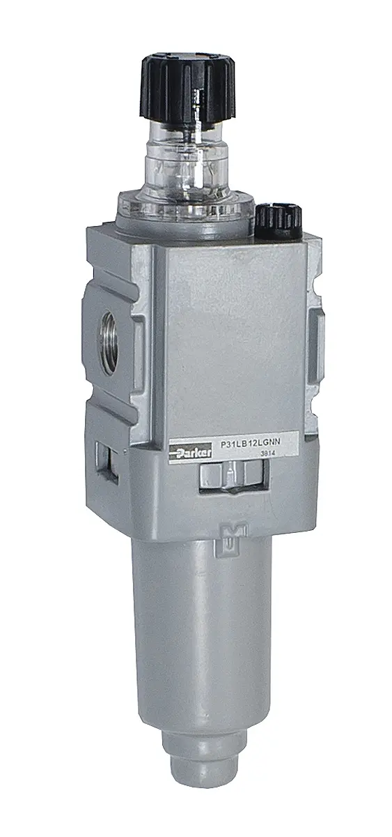Produktfoto 1 von Parker Druckluftöler Serie P31, Anschluss 1/4 in, 17 bar, 65.5 °C, -10 °C