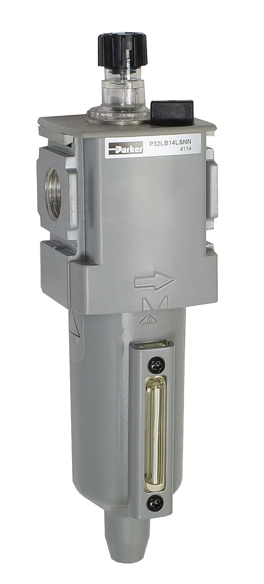 Produktfoto 1 von Parker Druckluftöler Serie P32, Anschluss 3/8 in, 17 bar, 65.5 °C, -10 °C