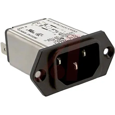 Produktfoto 1 von Schurter 15A C14 IEC-Steckverbinder Stecker, 125V ac, Schraubanschlussklemme Schnellverbindung