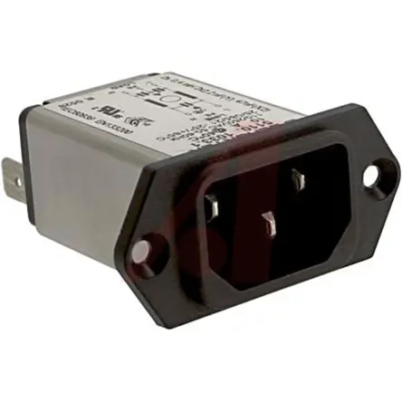 Produktfoto 1 von Schurter 10A C14 IEC-Steckverbinder Stecker, 250V ac, Schraubanschlussklemme Schnellverbindung