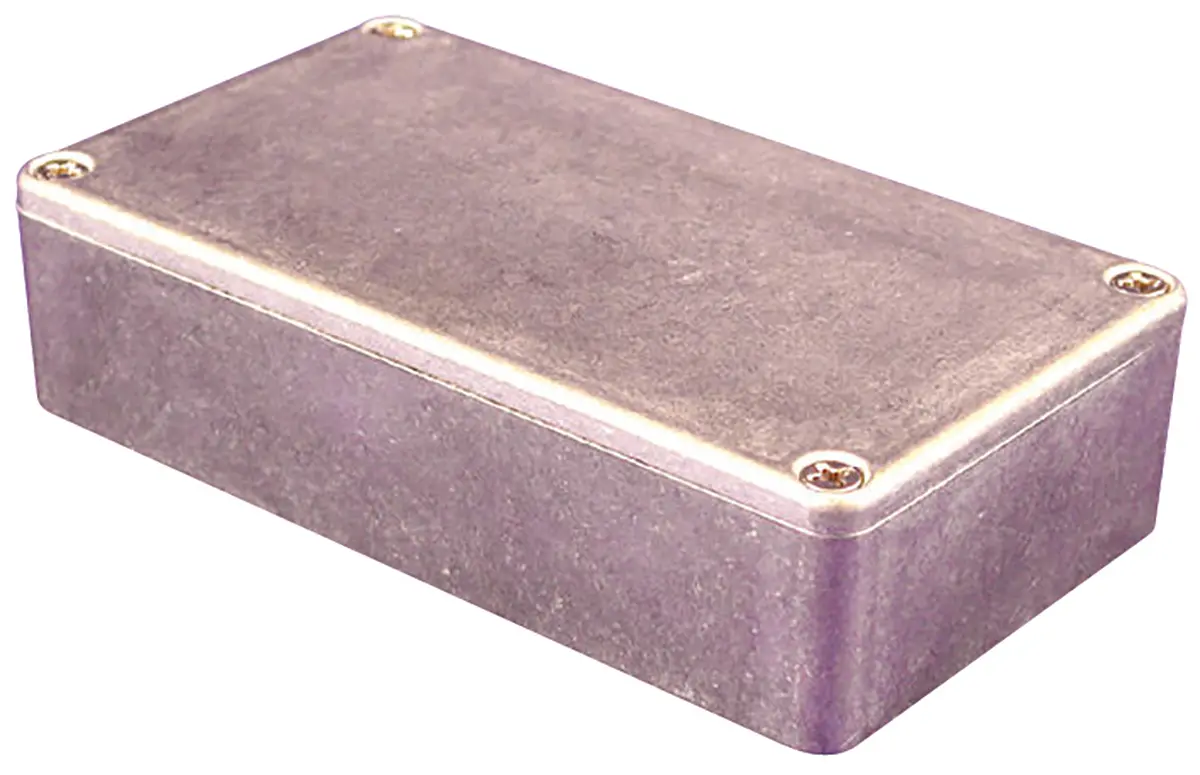 Produktfoto 1 von Hammond 1550 Aluminium Gehäuse 1550 Natur Außenmaß 250 x 250 x 101mm IP54