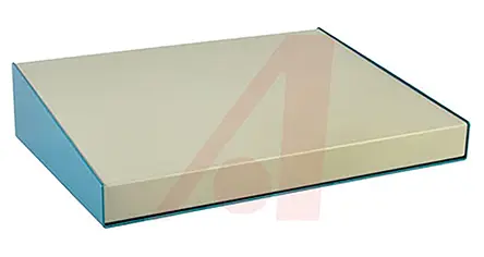 Produktfoto 1 von Hammond 1456 Aluminium Pultgehäuse, Blau, Beige, 510 mm 82 mm, 295 mm