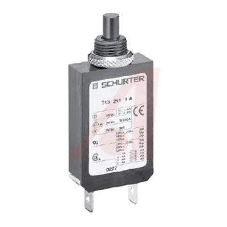 Produktfoto 1 von Schurter T13 Thermischer Schutzschalter, 1-polig Panel, 10A, / 400 A, Warm