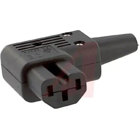 Produktfoto 1 von Schurter 4784 IEC-Steckverbinder C15 250V, gewinkelt Stecker, Kabel 15A