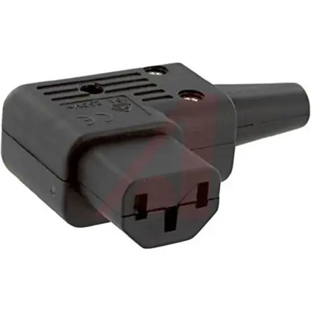 Produktfoto 1 von Schurter 4785 IEC-Steckverbinder C13, 250 V, gewinkelt Stecker, Kabel 15A