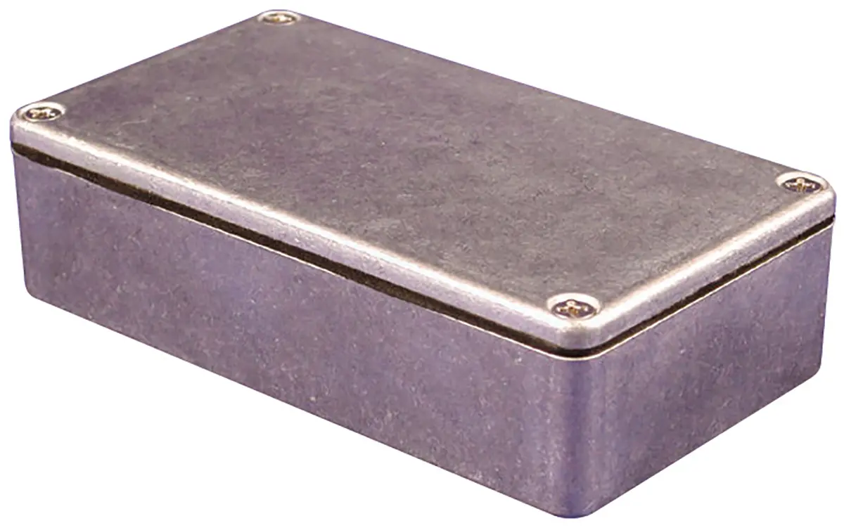 Produktfoto 1 von Hammond 1550; Gehäuse; Aluminiumdruckguss; Natur; IK08 IP66 Breite 175 mm Höhe 62 mm Länge 275 mm