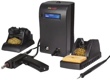 Produktfoto 1 von Metcal MX-500DS HAND SOLDERING Lötstation, Typ G, Typ F Entlöten/Löten 40 W / 100V, 240 V, 2-Kanal Digital