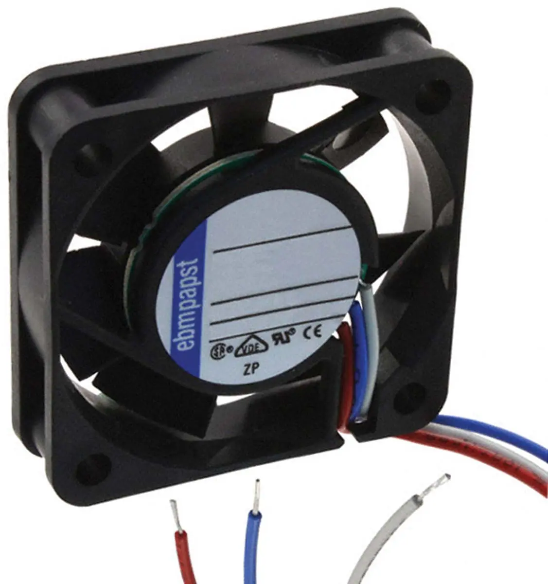 Produktfoto 1 von ebm-papst 400 F DC-Axiallüfter, Gleitlager, 5 V dc / 900mW, 40 x 40 x 10mm, 6000U/min, 9m³/h