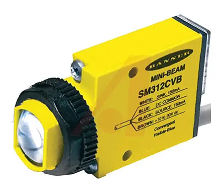 Produktfoto 1 von Banner Kubisch Optischer Sensor, Durchgangsstrahl, Bereich 3 m, NPN/PNP Ausgang, Anschlusskabel