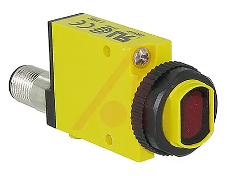Produktfoto 1 von Banner Kubisch Optischer Sensor, Durchgangsstrahl, Bereich 3 m, NPN/PNP Ausgang, 4-poliger M12-Steckverbinder
