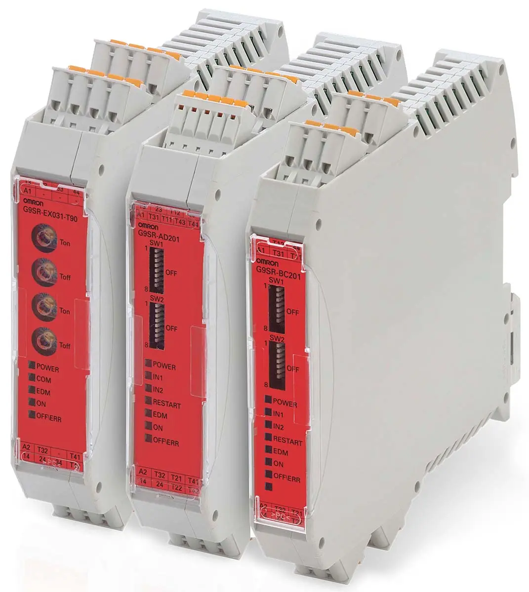 Produktfoto 1 von Omron G9SR Sicherheitsrelais 24V dc RoHS SIL IEC 61508