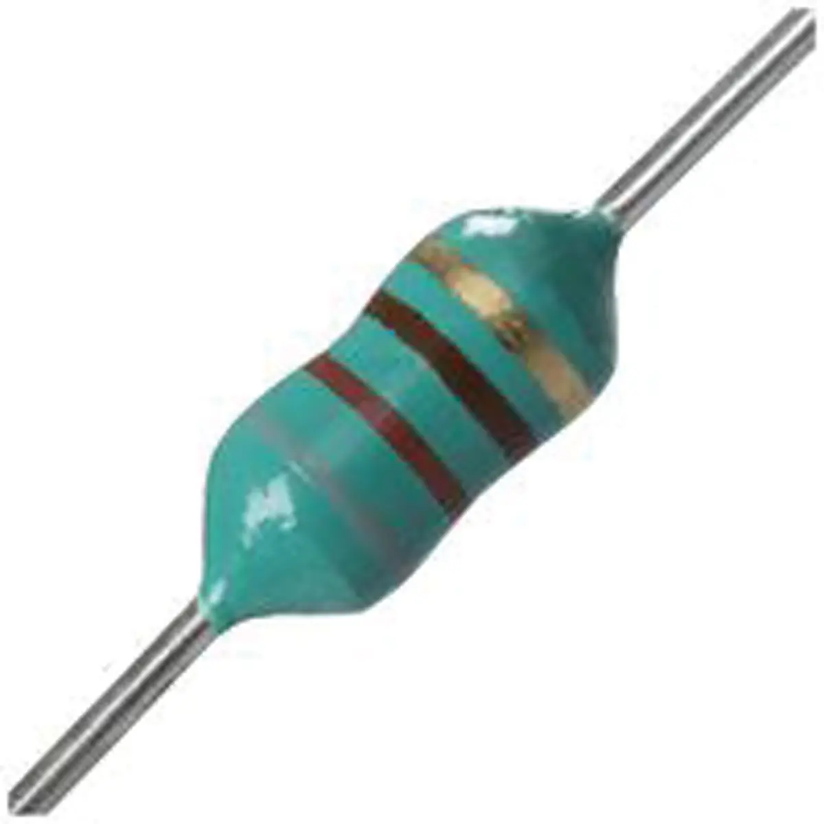 Produktfoto 1 von Bourns 78F Drosselspule, Ferrit DR-Kern, 100 μH, ±5%, 165mA, Axial / R-DC 4.1Ω, max. 5.5MHz, Ø 2.79mm x 7.11mm