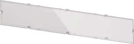 Produktfoto 1 von Italtronic Gehäuseplatte Typ Vorderseite Polycarbonat Klar für Modulbox XTS