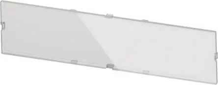 Produktfoto 1 von Italtronic Gehäuseplatte Typ Vorderseite Polycarbonat Klar für Modulbox XTS