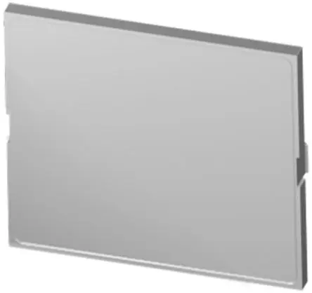 Produktfoto 1 von Italtronic Gehäuseplatte Typ Vorderseite Polycarbonat Grau für Modulbox XTS