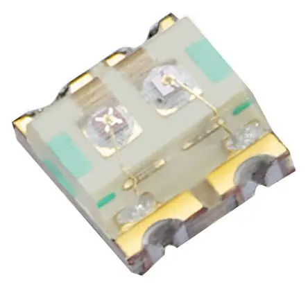 Produktfoto 1 von Kingbright Multi-Colour LED Oberfläche LED Grün, Rot 2.5 V, Cluster 2-LEDs, 120 °, 4-Pin 1616