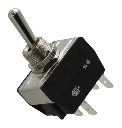 Produktfoto 1 von Arcolectric (Bulgin) Ltd Panel Kippschalter 2-poliger Wechsler, Ein-Ein, 250 V ac, 20A, IP67, Stecker