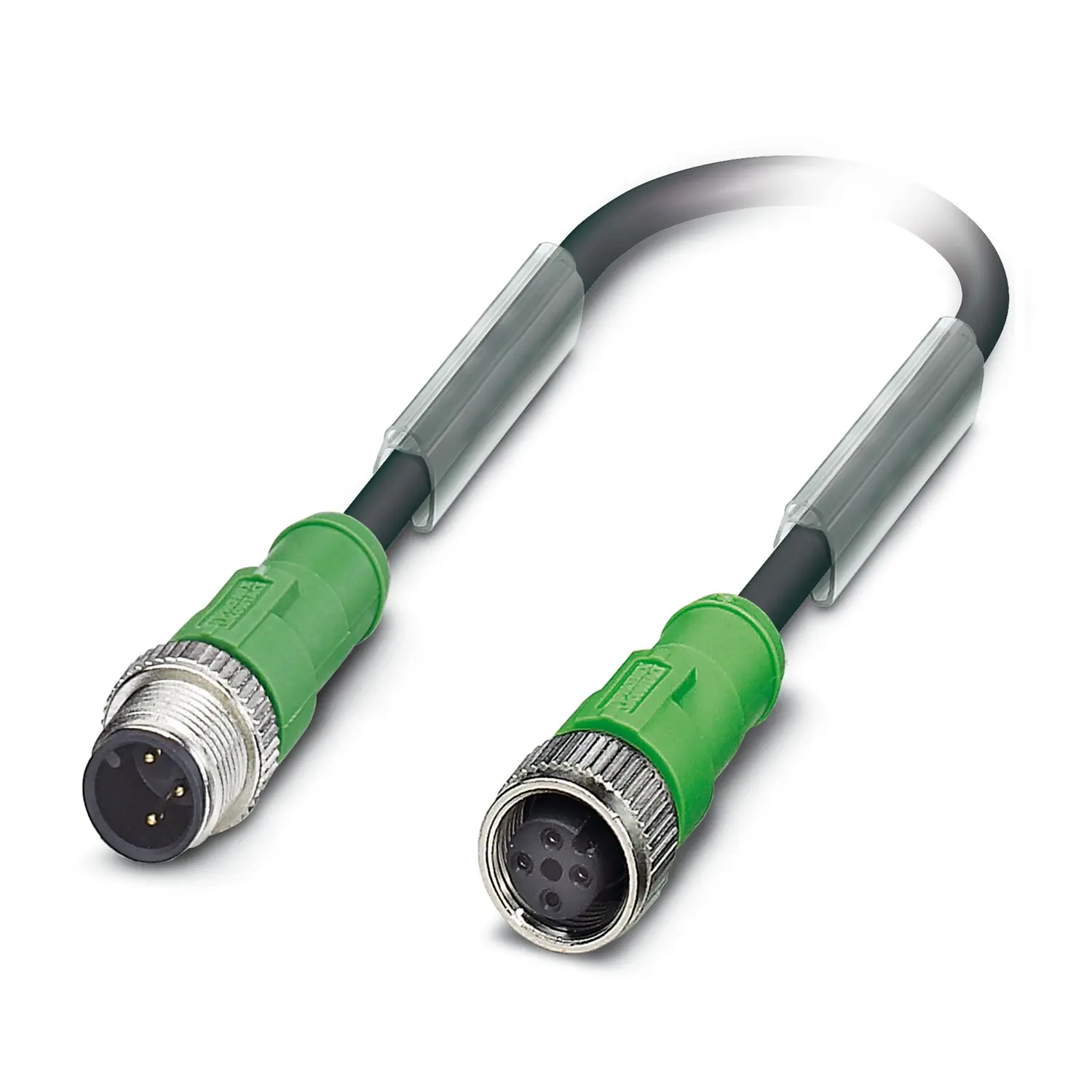Produktfoto 1 von Phoenix Contact SAC, 3-polig Sensor-Betätigungselementkabel, M12 Stecker 3 / M12 Buchse, Länge 3 m