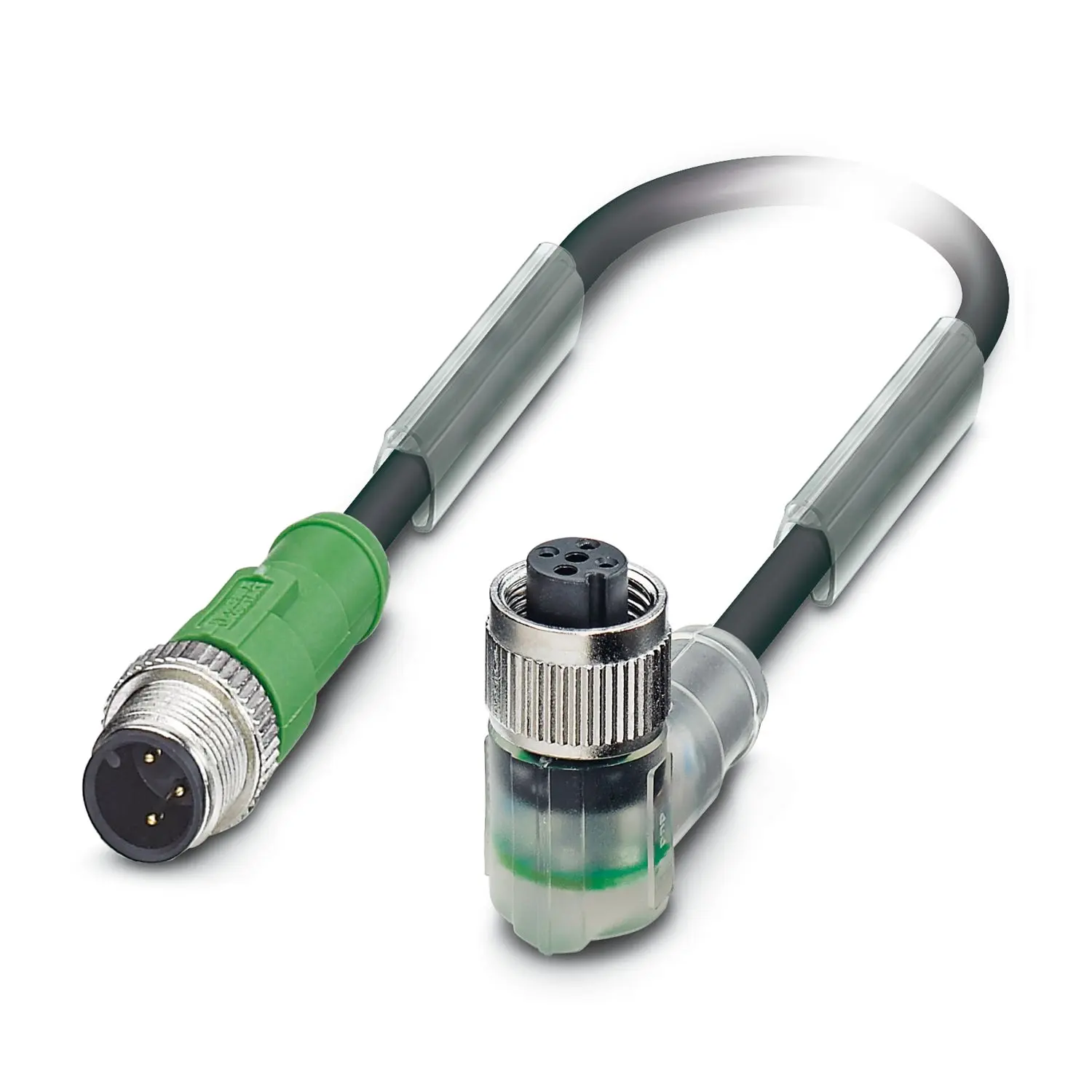 Produktfoto 1 von Phoenix Contact konfektioniertes Sensorkabel 3-adrig, Stecker / M12 Buchse, Länge 1.5m