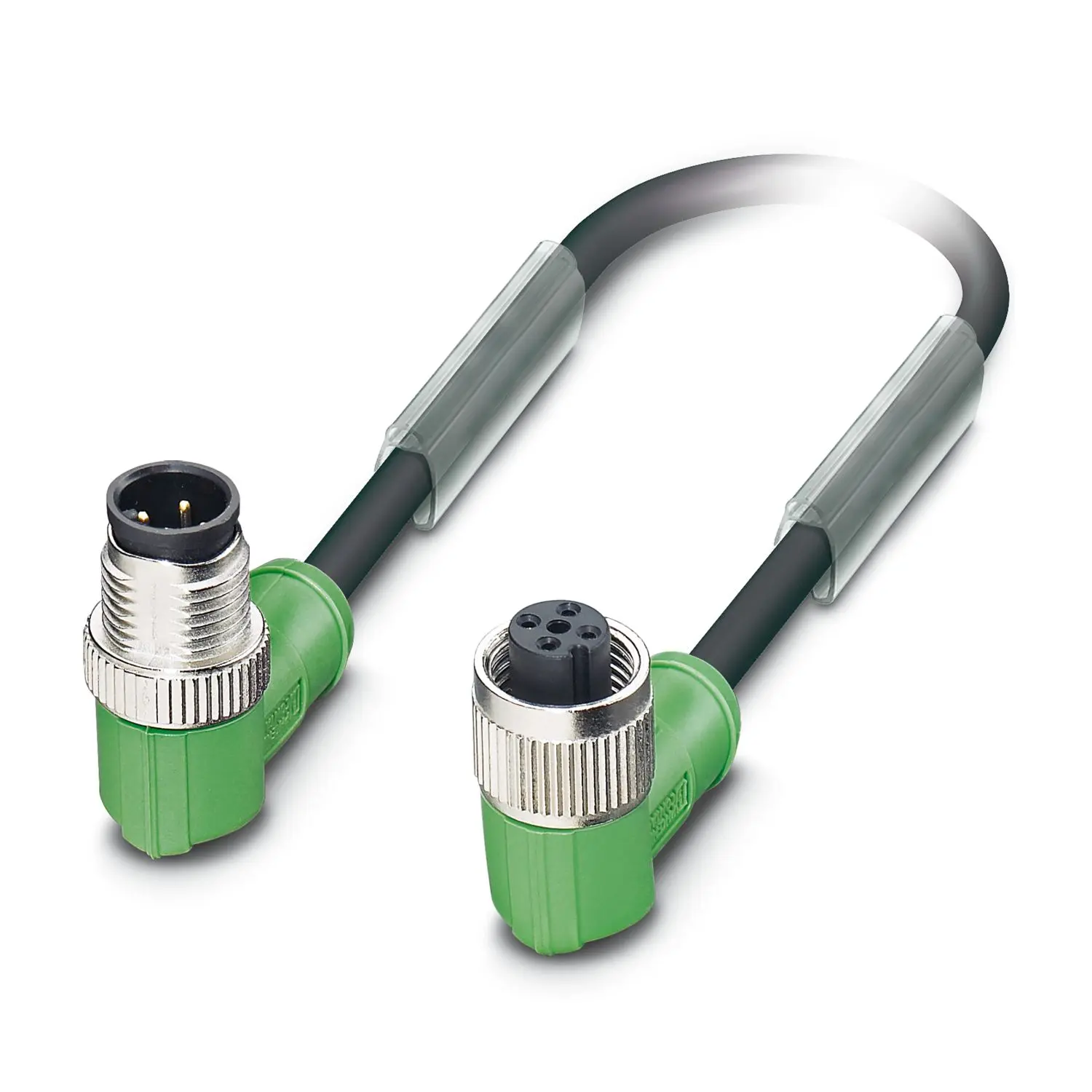 Produktfoto 1 von Phoenix Contact SAC, 3-polig Sensor-Betätigungselementkabel, Mit Gewinde Stecker 3 / M12 Buchse, Länge 3 m