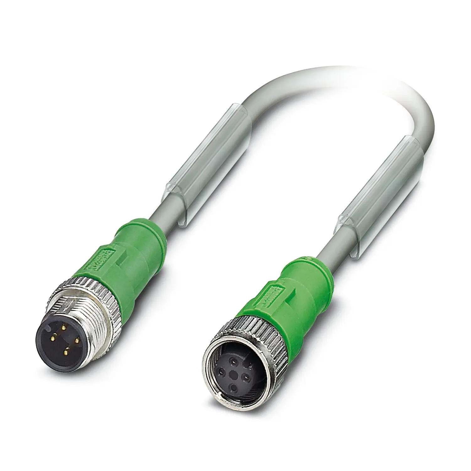 Produktfoto 1 von Phoenix Contact SAC, 4-polig Sensor-Betätigungselementkabel, M12 Stecker 4 / M12 Buchse, Länge 3 m