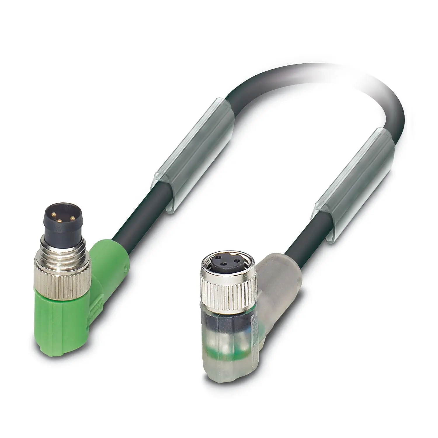 Produktfoto 1 von Phoenix Contact SAC, 3-polig Sensor-Betätigungselementkabel, M8 Stecker 3 / M8 Buchse, Länge 3 m
