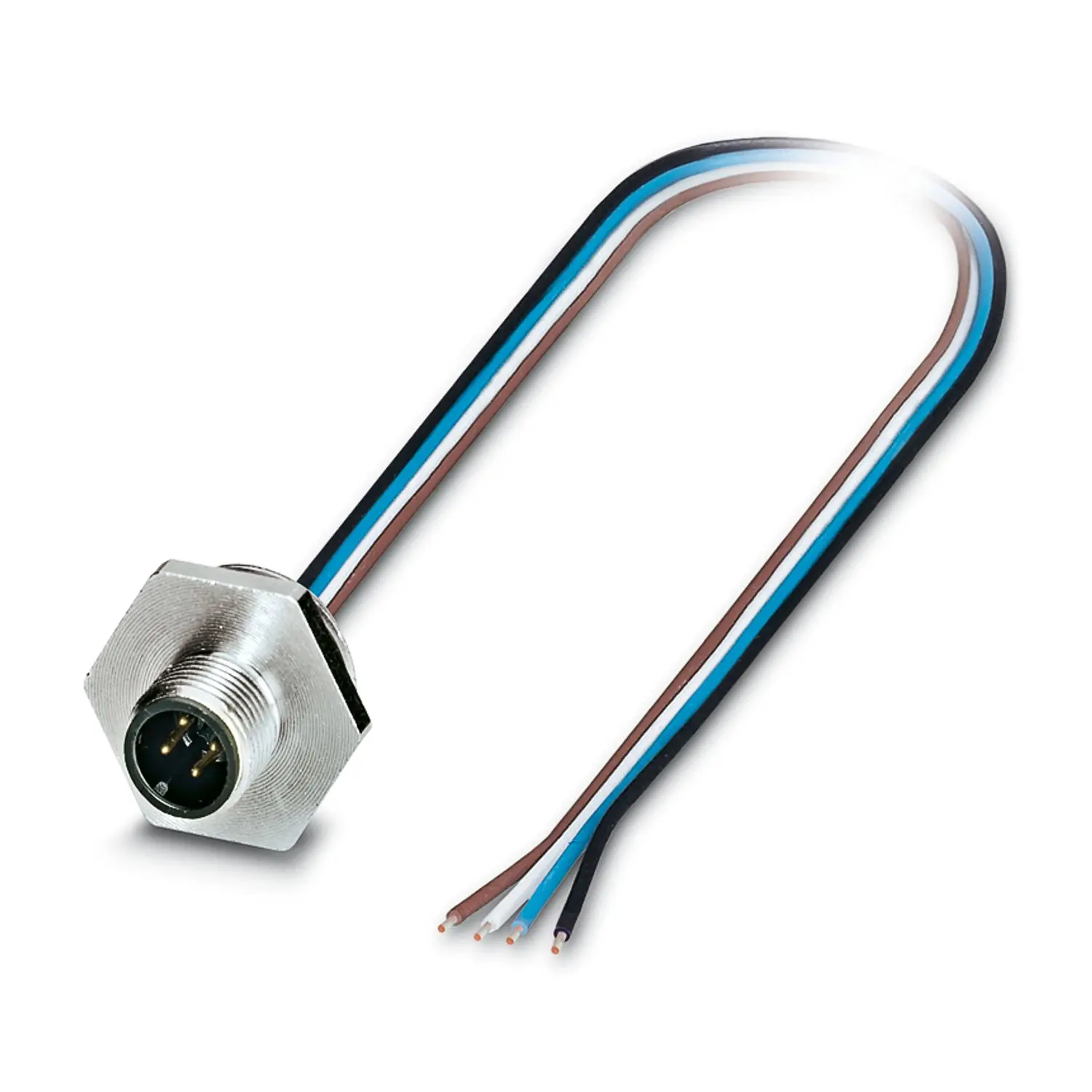 Produktfoto 1 von Phoenix Contact SACC, 5-polig Sensor-Betätigungselementkabel, M12 Stecker 5 / Freies Kabelende, Länge 0.5 m