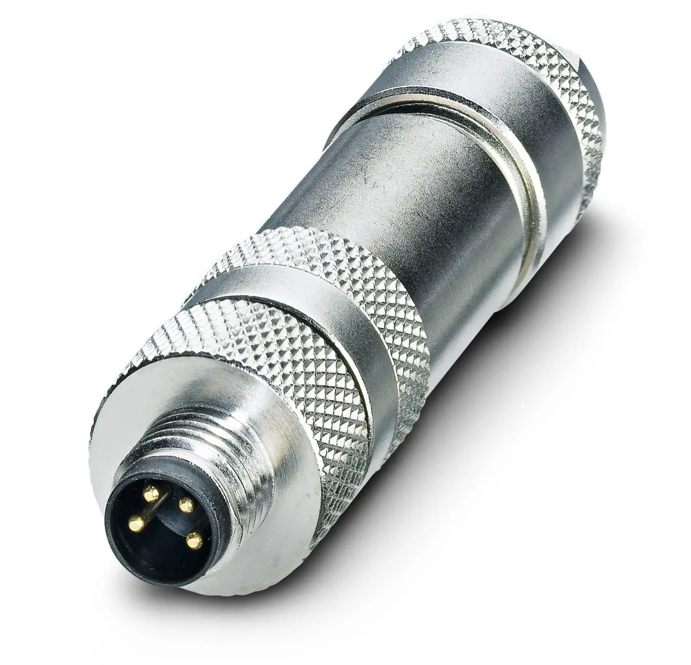 Produktfoto 1 von Phoenix Contact SACC M8 M8 Rundsteckverbinder Stecker 4-polig Stecker 4A IP40