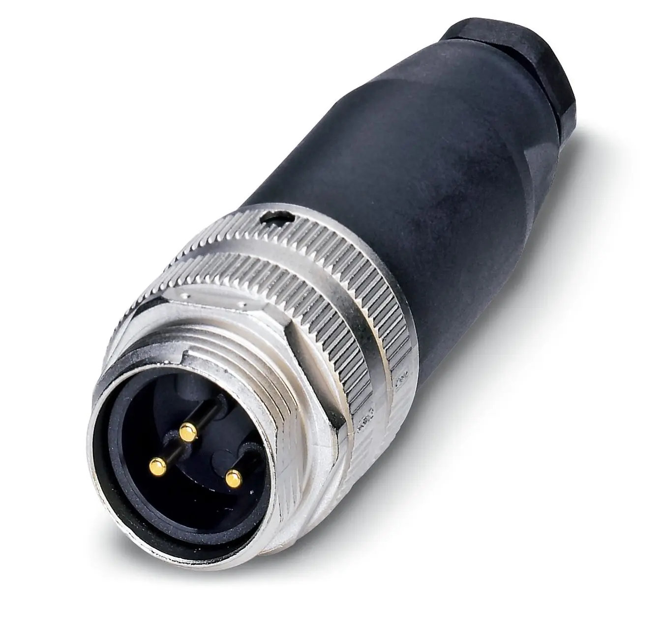 Produktfoto 1 von Phoenix Contact Rundsteckverbinder Stecker 3-polig Stecker 12A IP40
