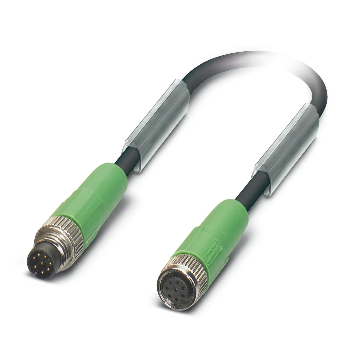 Produktfoto 1 von Phoenix Contact SAC, 8-polig Sensor-Betätigungselementkabel, M8 Stecker 8 / M8 Buchse, Länge 0.6 m