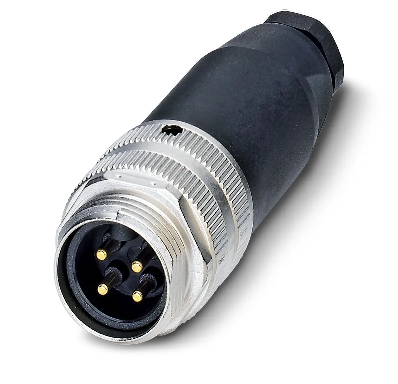 Produktfoto 1 von Phoenix Contact Rundsteckverbinder Stecker 4-polig Stecker 9A IP40