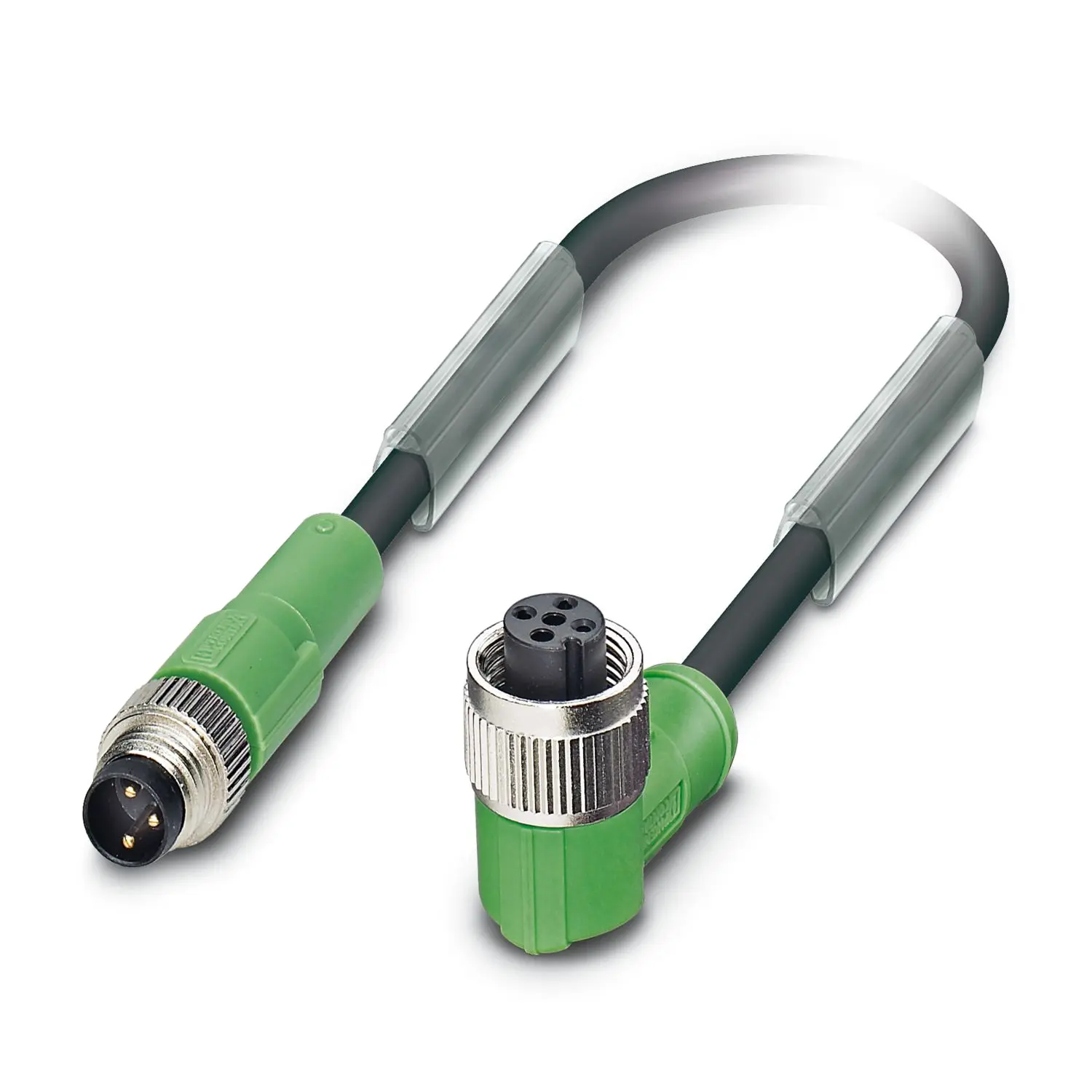 Produktfoto 1 von Phoenix Contact SAC, 3-polig Sensor-Betätigungselementkabel, M8 Stecker 3 / M12 Buchse, Länge 1.5 m