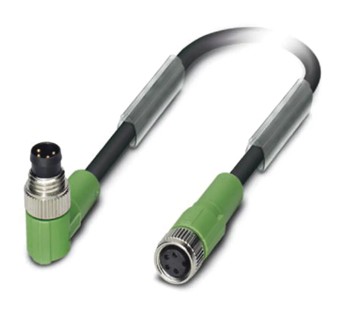 Produktfoto 1 von Phoenix Contact SAC, 4-polig Sensor-Betätigungselementkabel, Stecker Stecker 4 / M8 Buchse, Länge 1.5 m