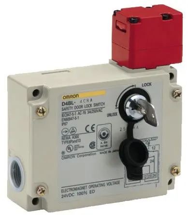 Produktfoto 1 von Omron, D4BL Magnetverriegelungsschalter Entriegelungsfähig, 1 NC