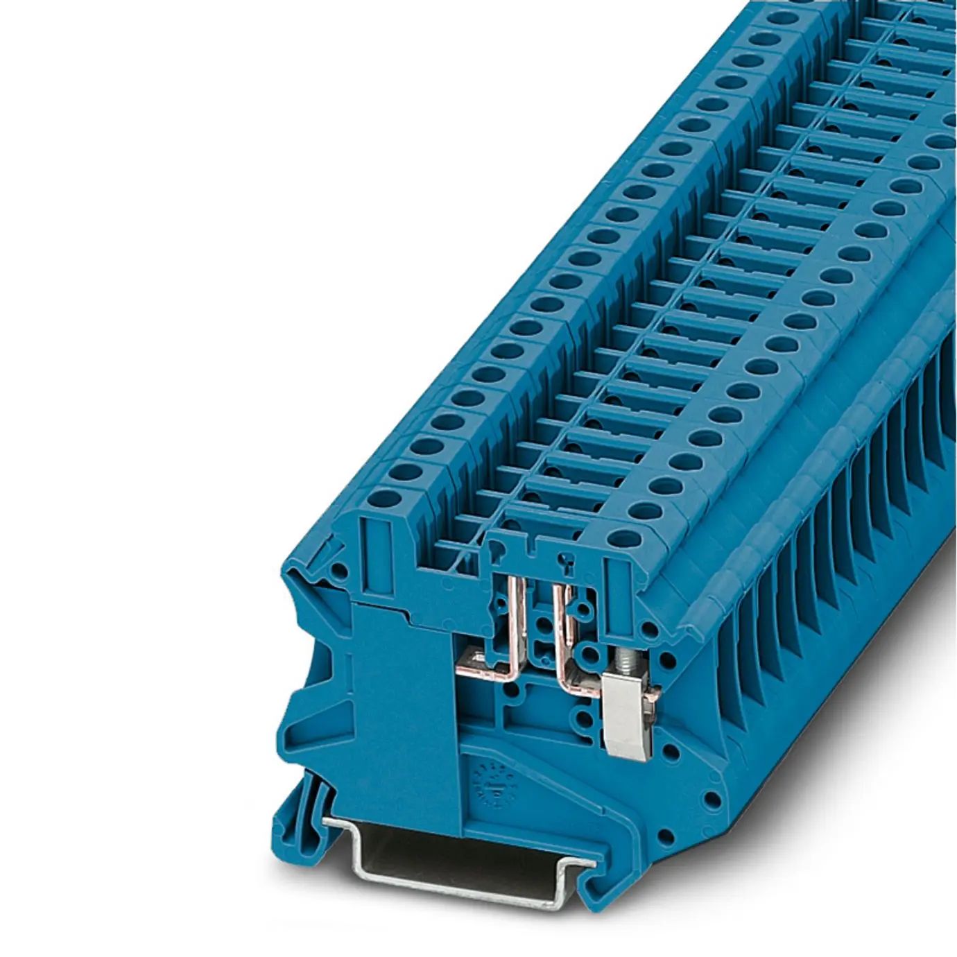 Produktfoto 1 von Phoenix Contact UT 4-TG BU Reihenklemme Einfach Blau, 500 V / 20A, Schraubanschluss